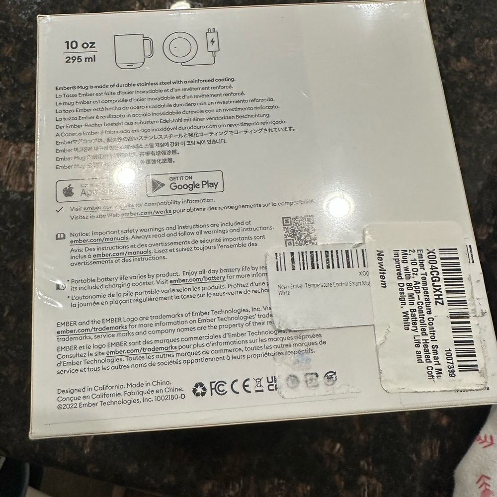 Ember White Temperature Control Mug Brand New in Box - Picture 4 of 5